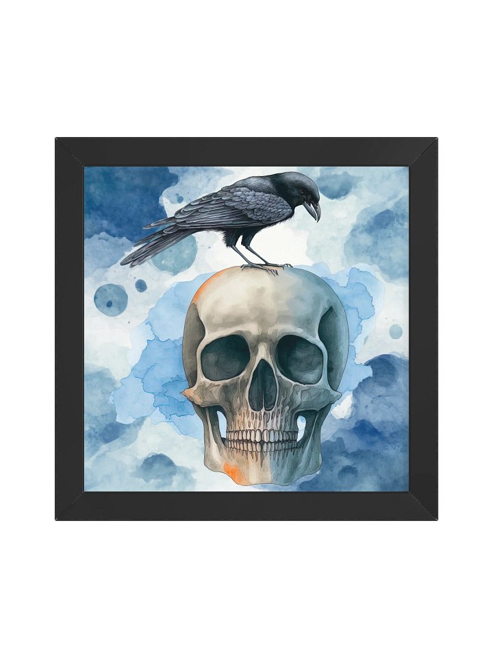 The Visitor: Vibrant Matte Poster in Ayous Wood Frame product image (3)
