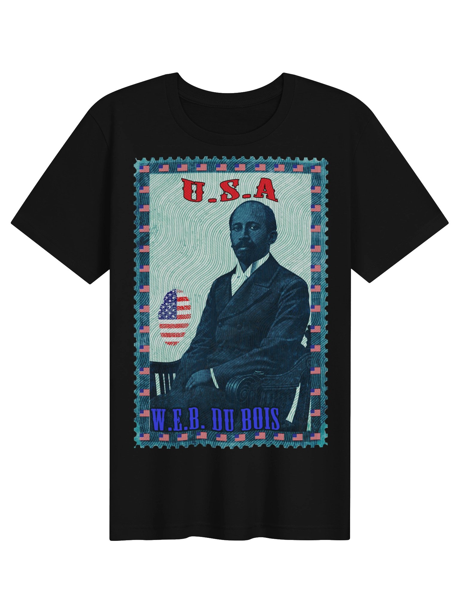 W.E.B. Du Bois Pan-African Vintage Stamp Tee product image (2)