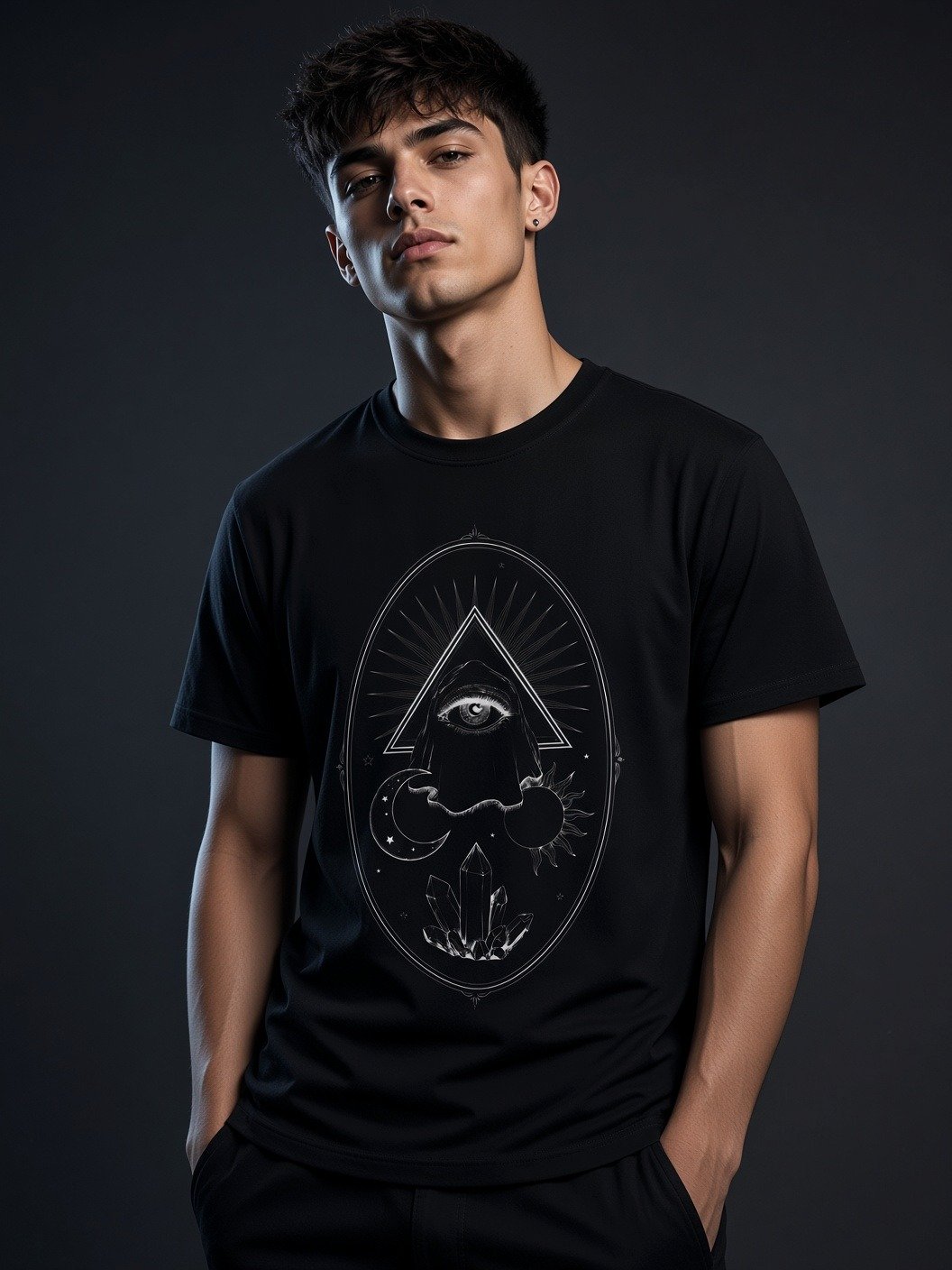 The Cosmic Eye // Alchemy Emblem Heavyweight Tee product image (2)