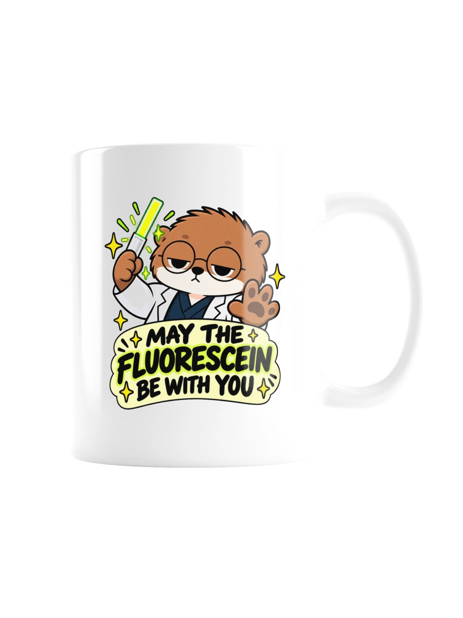 Sleepy Optometrist May the Fluorescein Be With You Mug product image (3)