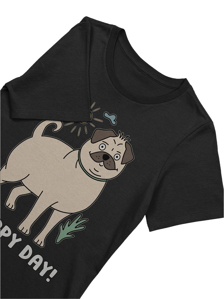 Oh Yappy Day Pug Women's Relaxed-fit T-shirt product image (2)