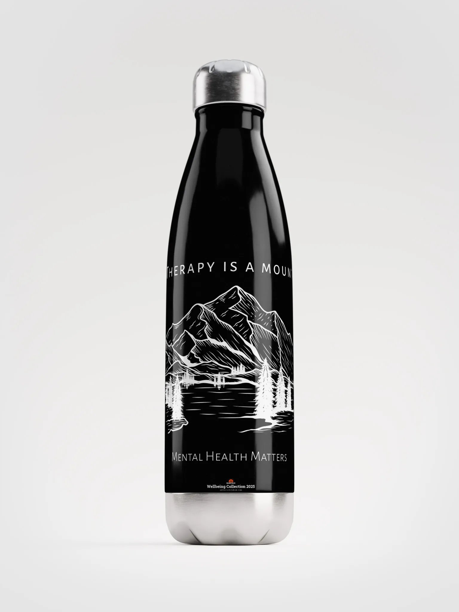 My Therapy is a mountain - Water Bottle product image (1)