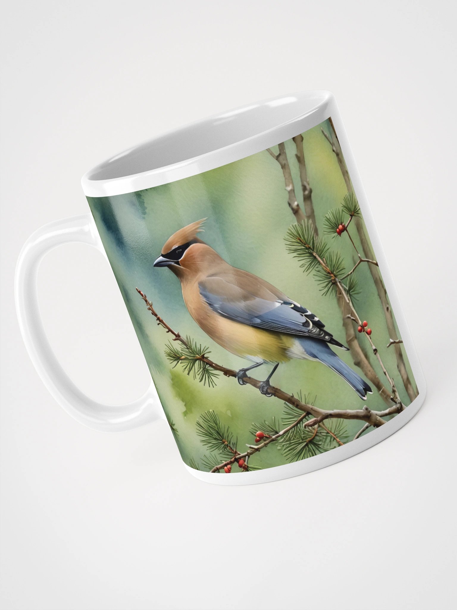 Cedar Waxwing Mug product image (5)