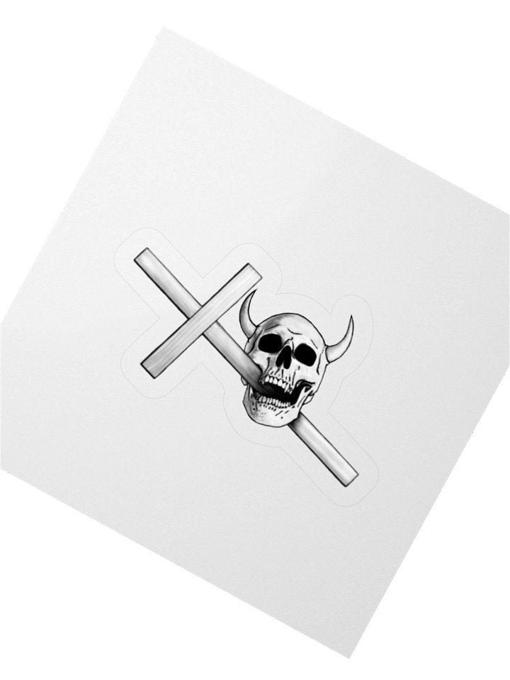 Agony of Hearts Skull Yard Sticker product image (2)