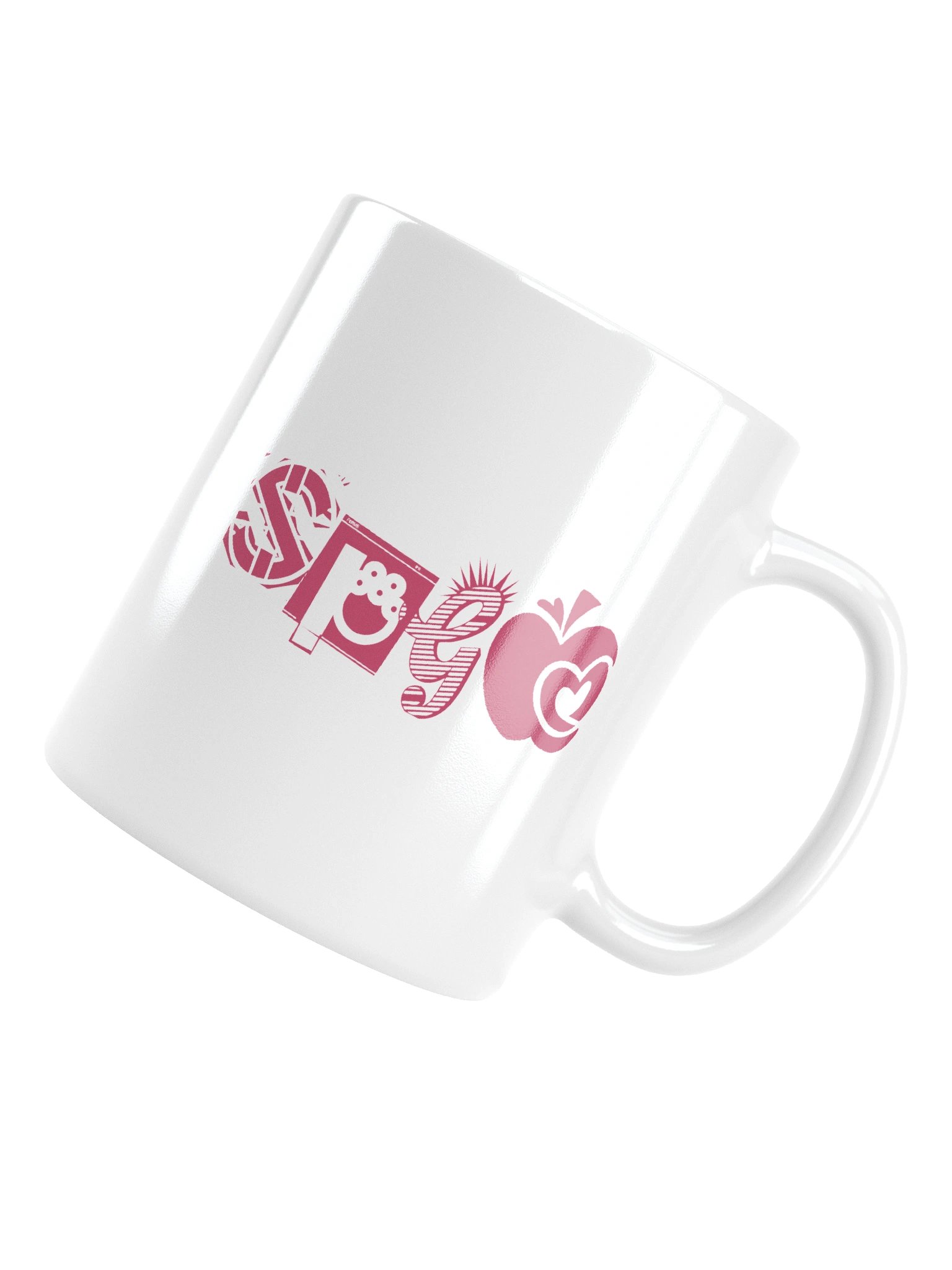 PINK/WHITE LIKE MUG product image (5)