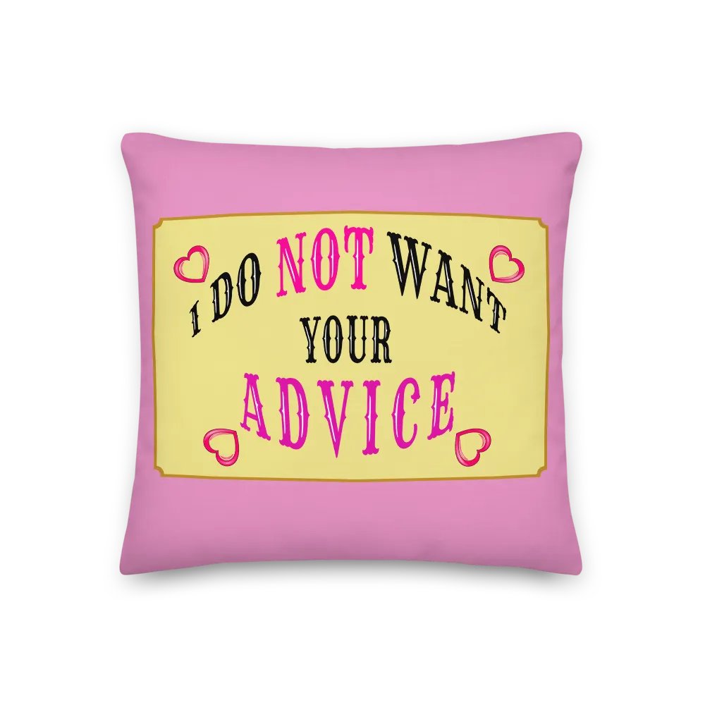 No Advice Pillow product image (7)