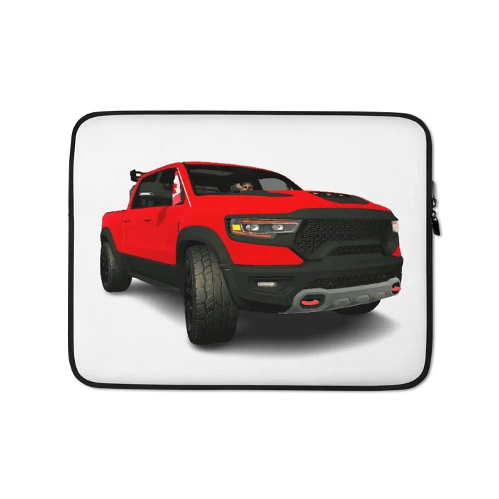 Rugged Red Truck Laptop Sleeve TR-X product image (1)
