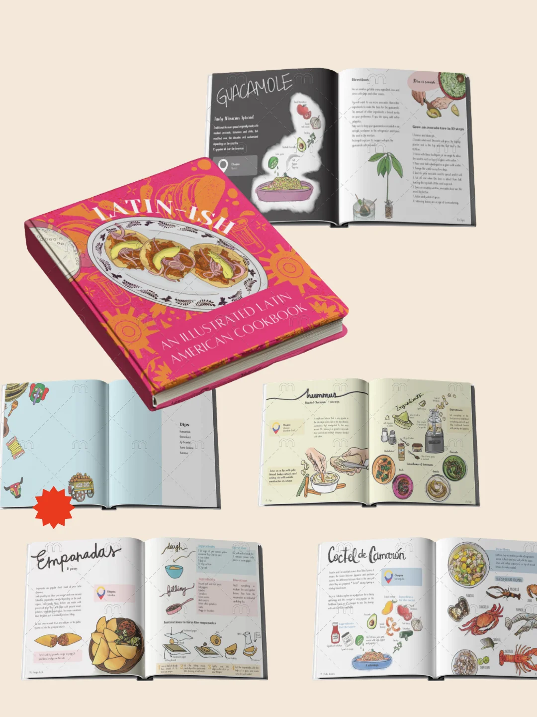Latin-ish E-BOOK, An illustrated Latin American Cookbook product image (2)