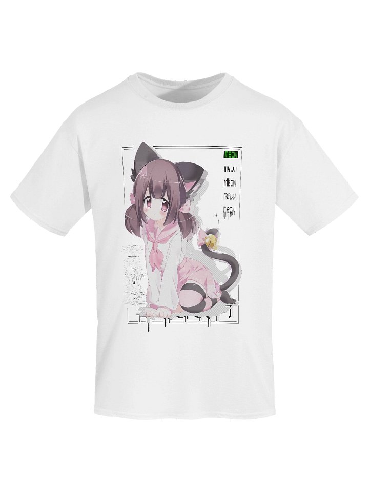 Cyber Neko - budget shirt product image (1)