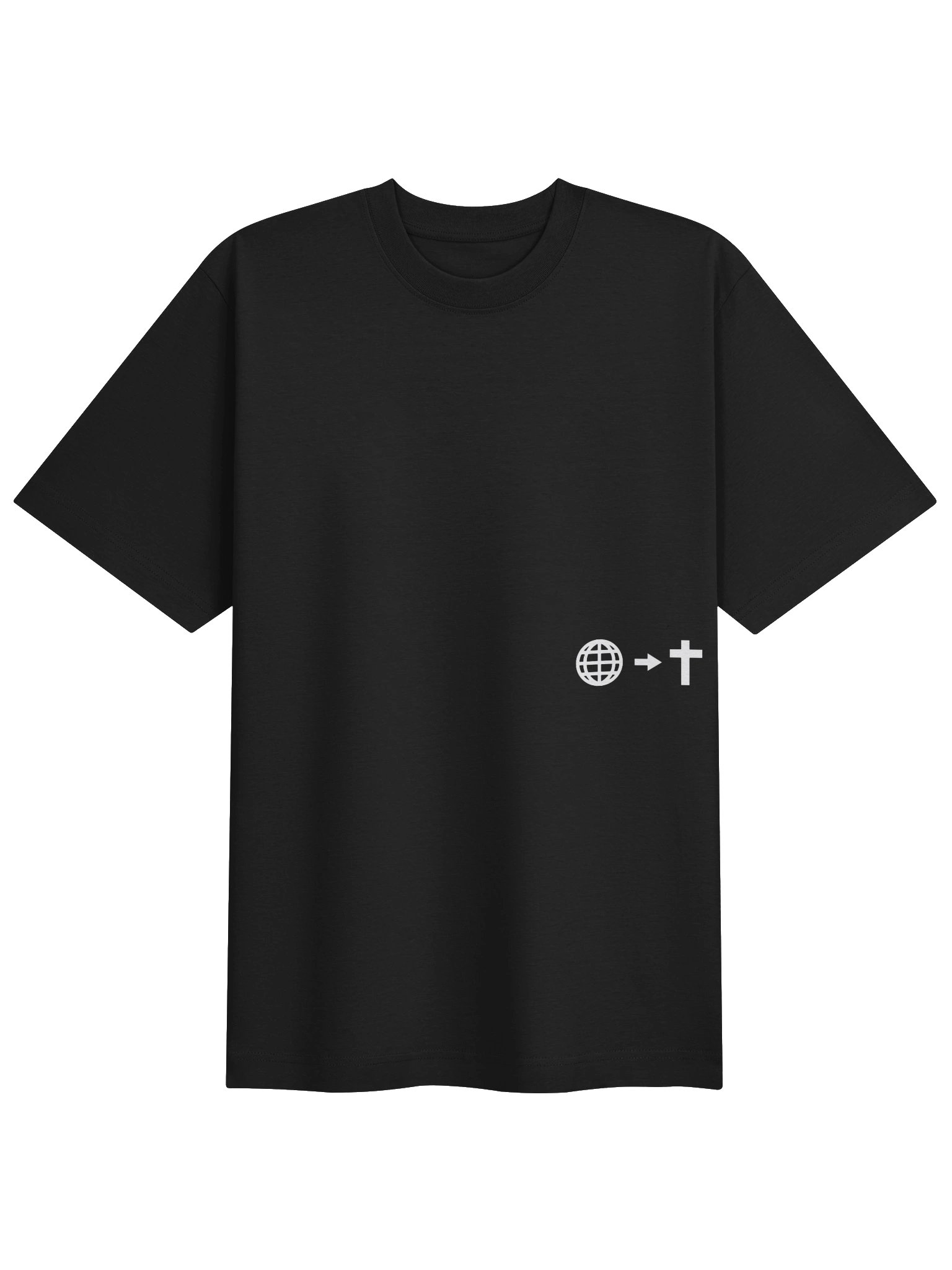 forgiven people tee - black product image (3)