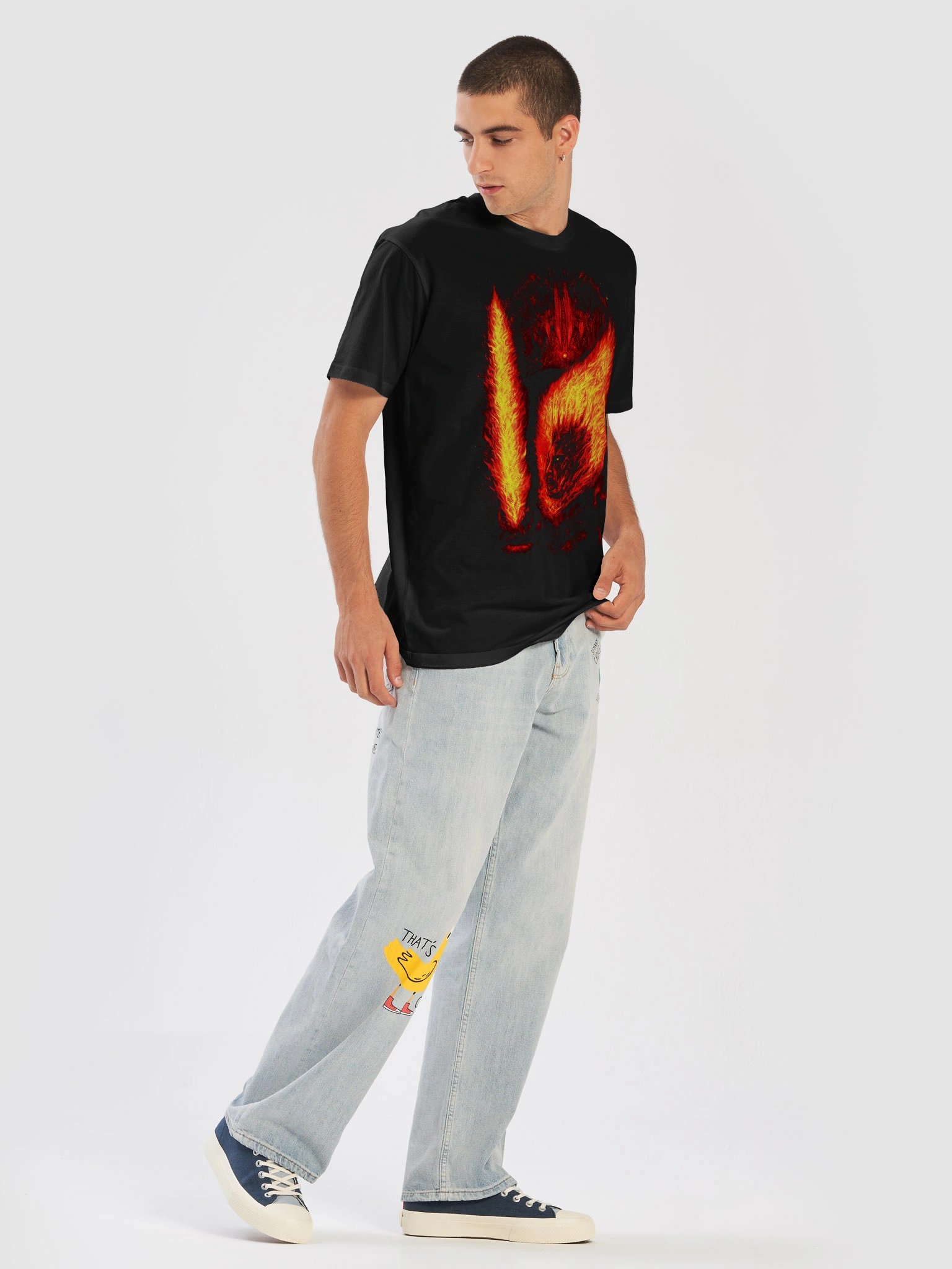 Flame Knight (Version 3 Halftone Knockout) product image (5)