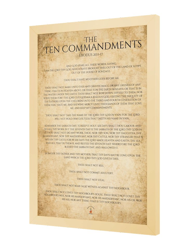 Ten Commandments Poster product image (4)