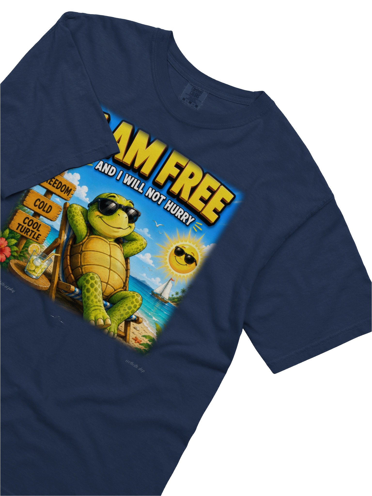 I AM FREE — Comfort Colors 1717 Heavyweight T-Shirt product image (8)