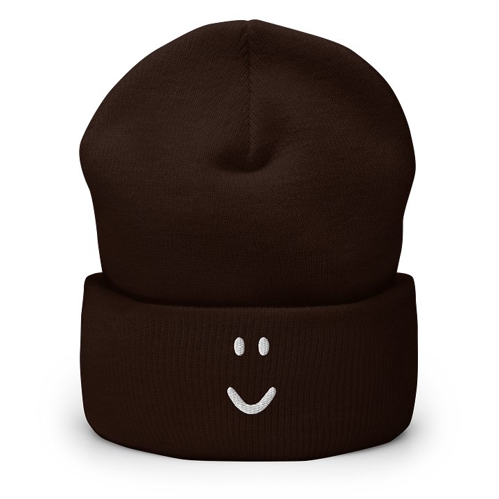 DEFAULT FACE CUFFED BEANIE product image (2)