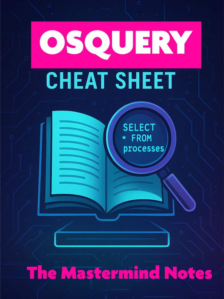 Osquery Cheat Sheet product image (1)