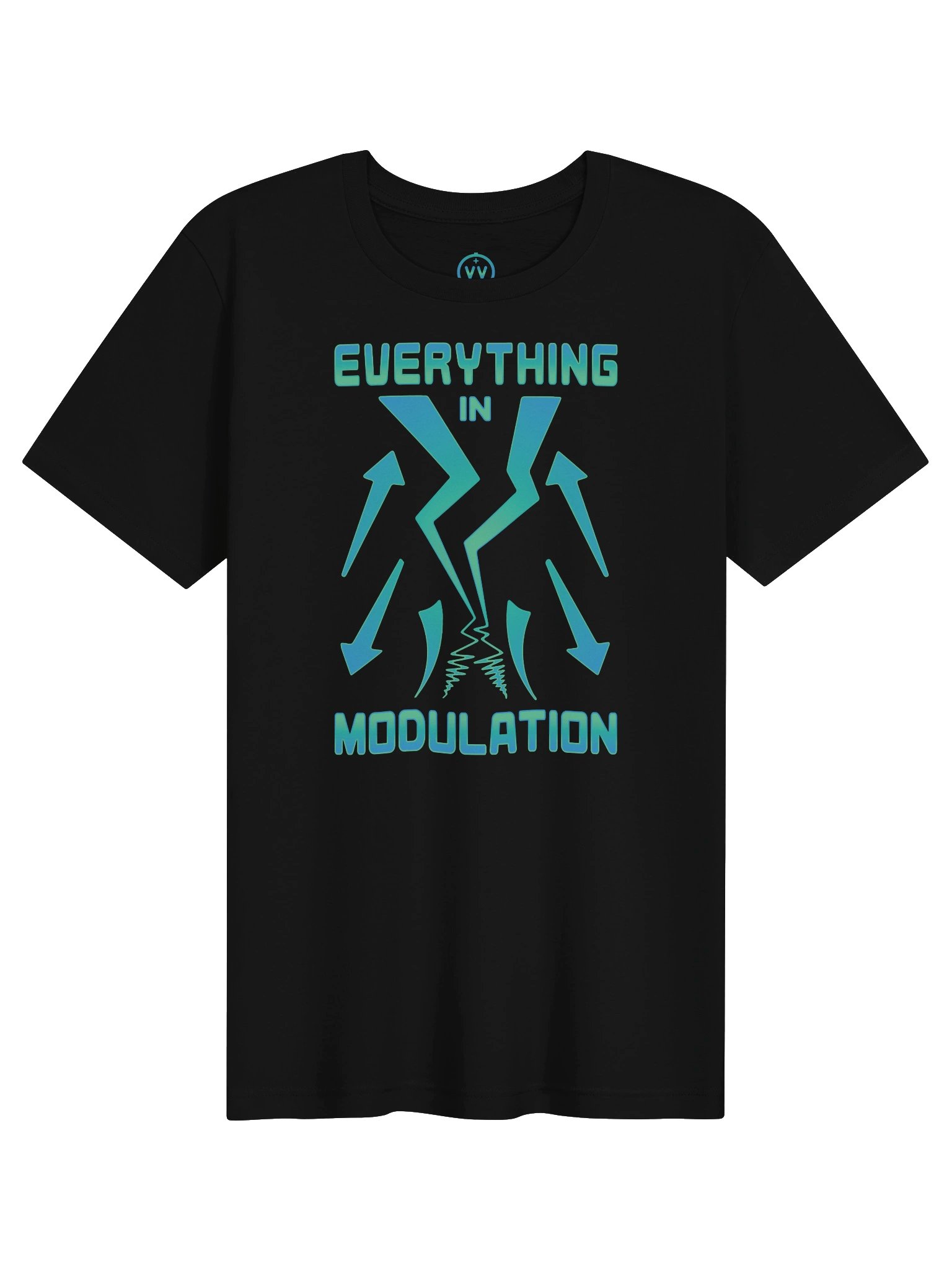 Modular Synthesizer T-Shirt - Everything In Modulation (Make Noise Maths) product image (4)