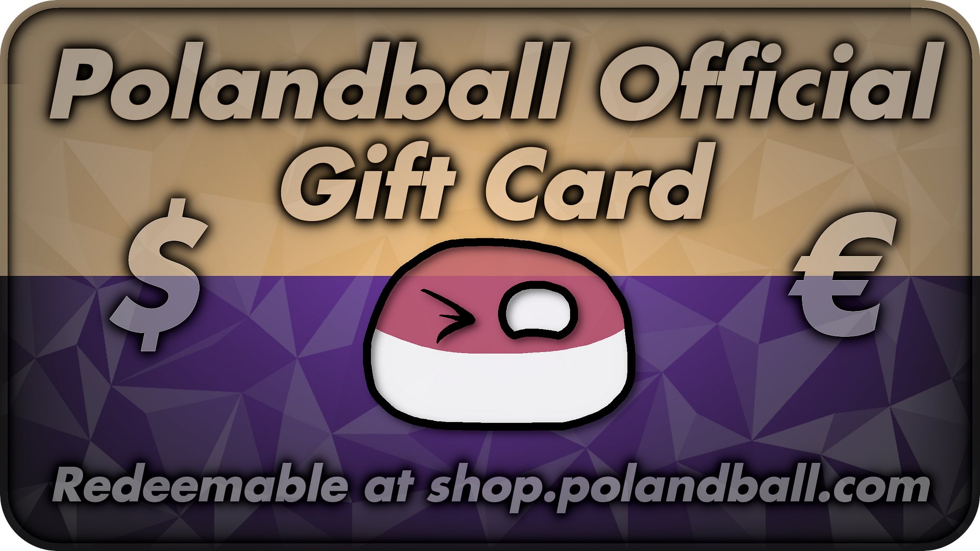 Polandball Official Gift Card product image (1)