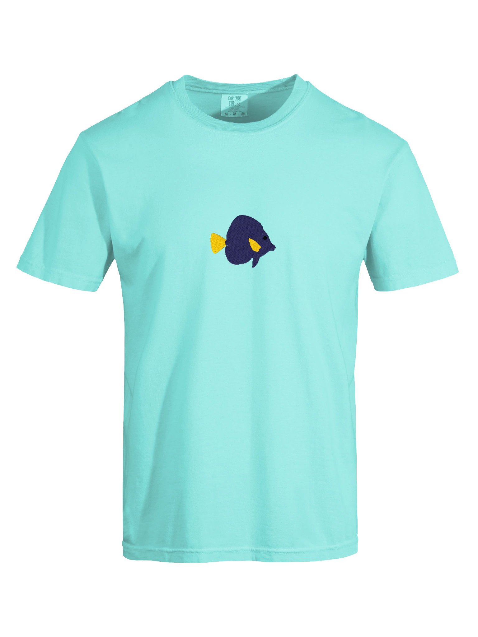 Purple Tang Premium T-Shirt (Embroidered) for Reef and Marine Aquarium Lovers product image (12)