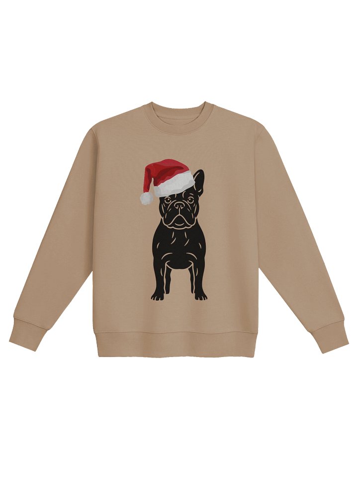 WTF! Christmas Frenchie Organic Sweatshirt product image (2)