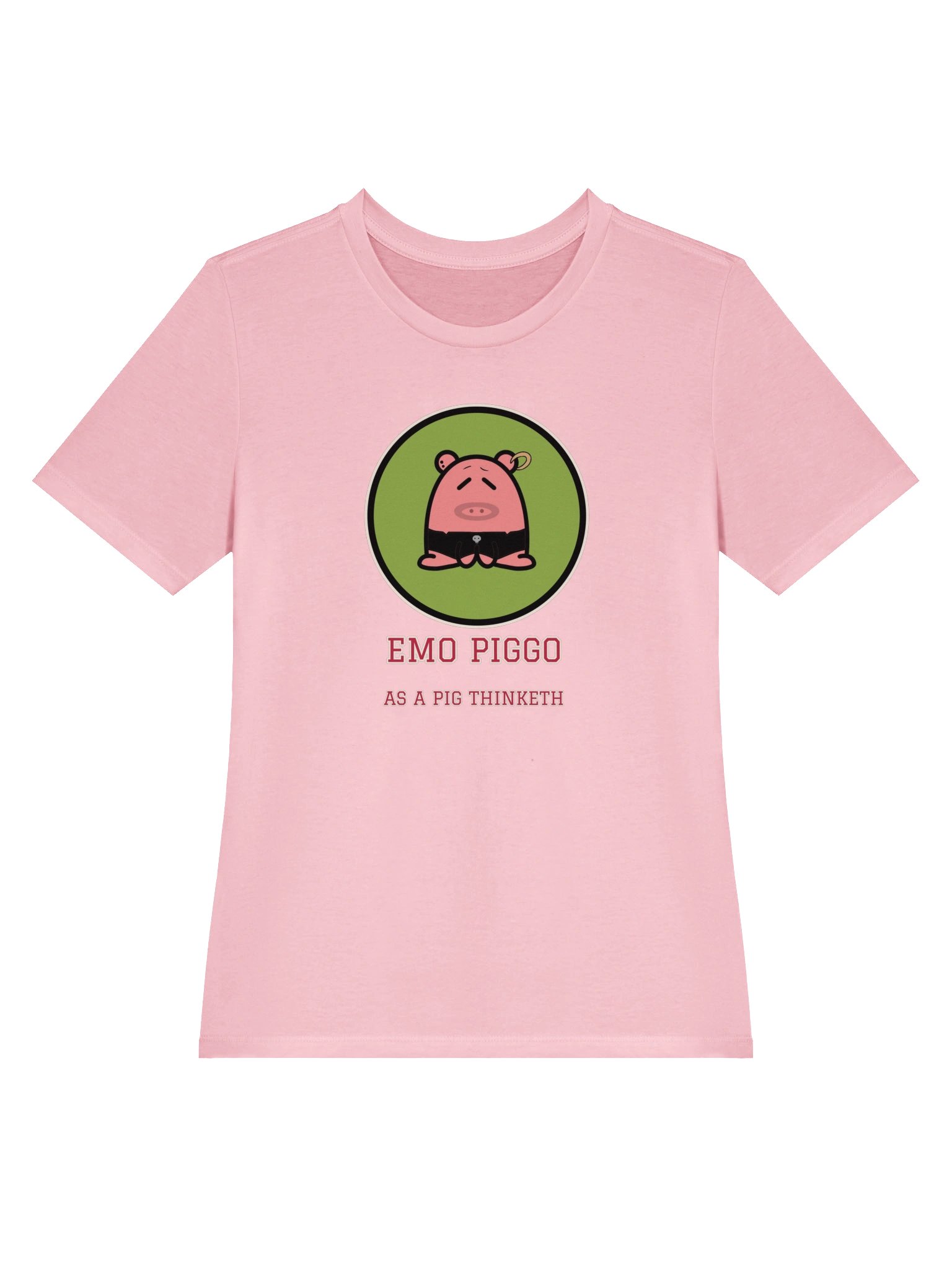 Emo Piggo Women's Tee | As a Pig Thinketh product image (3)