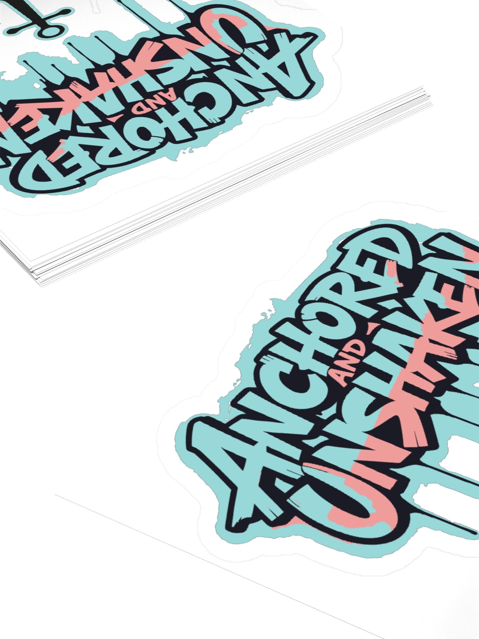 Anchored and Unshaken Vinyl Sticker product image (5)