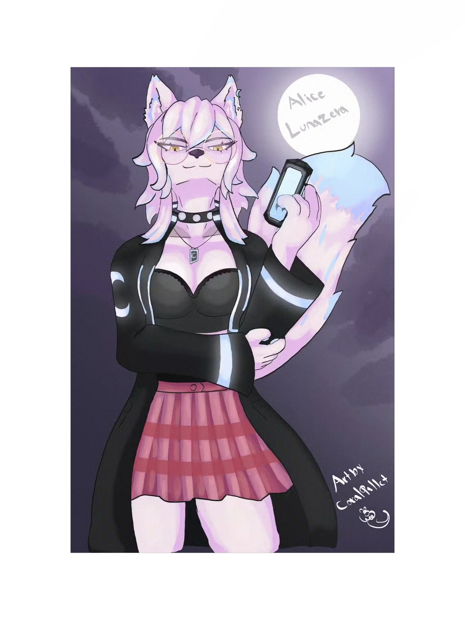 Lunazera Wolf Witch Poster product image (1)