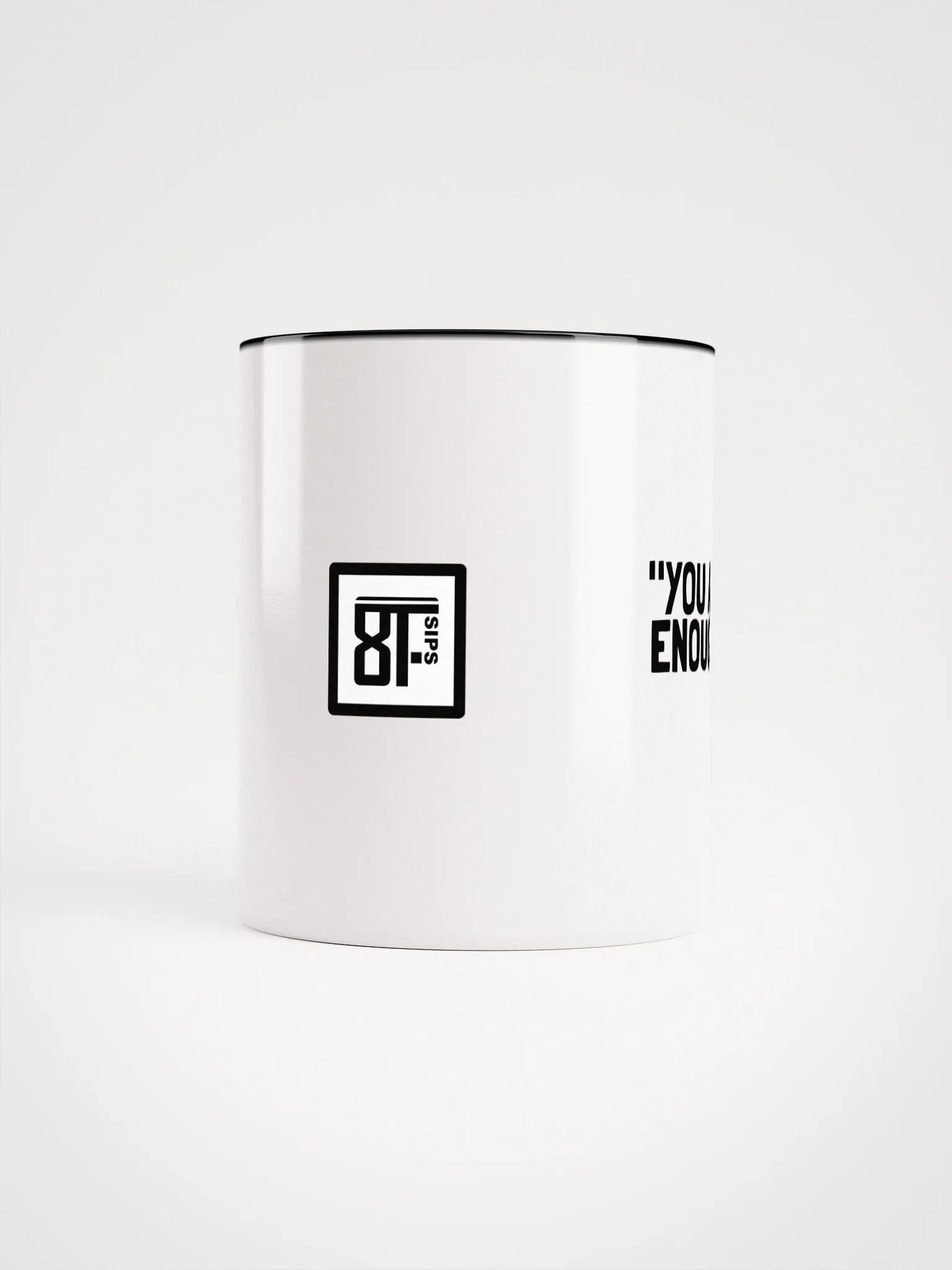 8T Sips Positive Vibes White Glossy Mug product image (64)