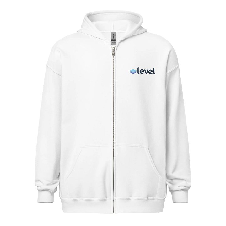 Level Zip Hoodie - Light (Back Print) product image (1)