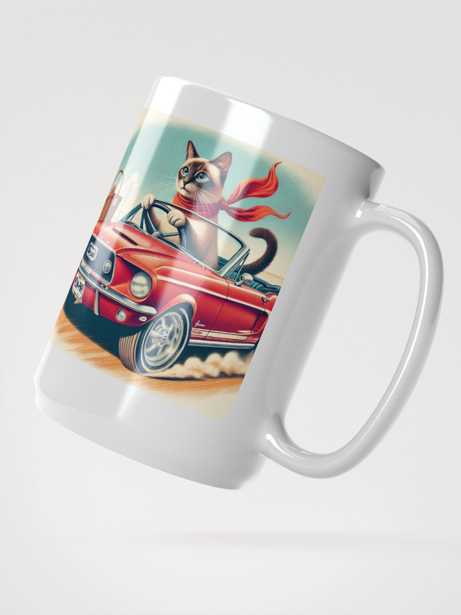 Retro Cat Mug product image (2)