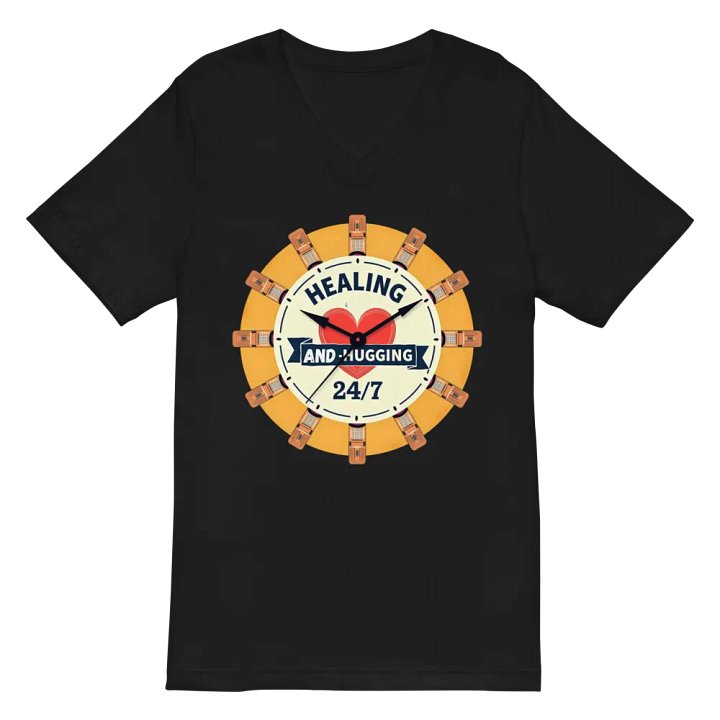 Healing Hearts 24/7 V-Neck Tee product image (3)