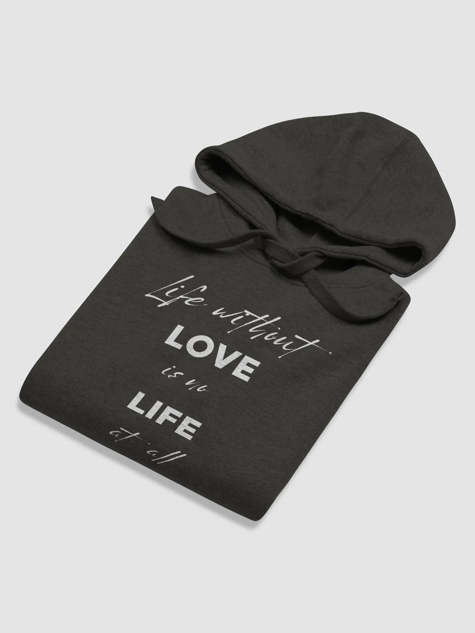 "Life without LOVE is no LIFE at all" Premium Unisex Hoodie product image (6)