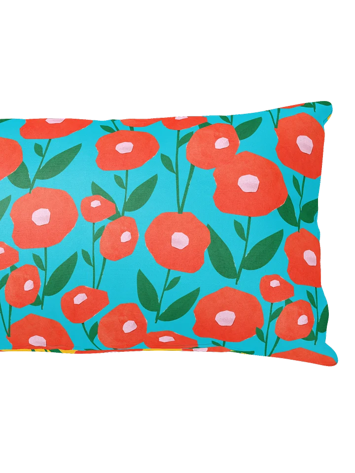 Bold Poppy Floral All-Over Print Pillow product image (2)