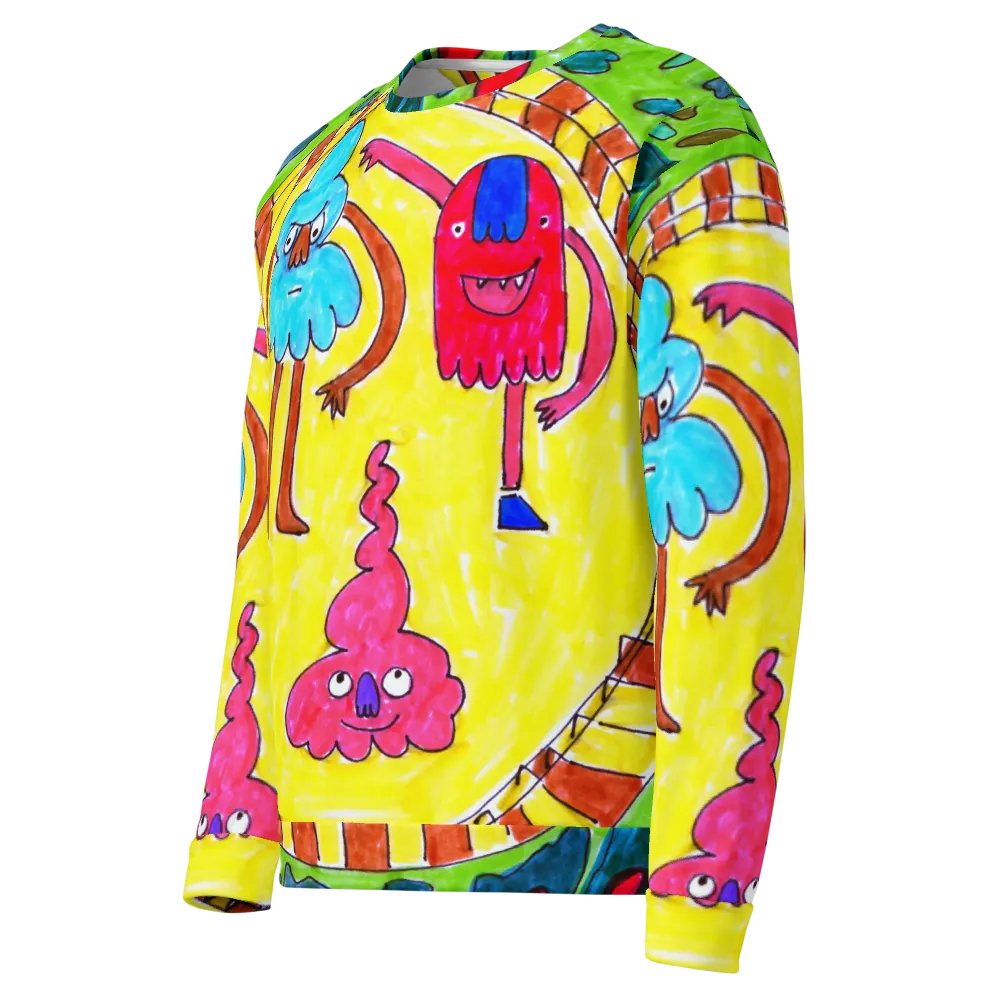 Abstract Doodle Folk Unisex Sweatshirt product image (8)