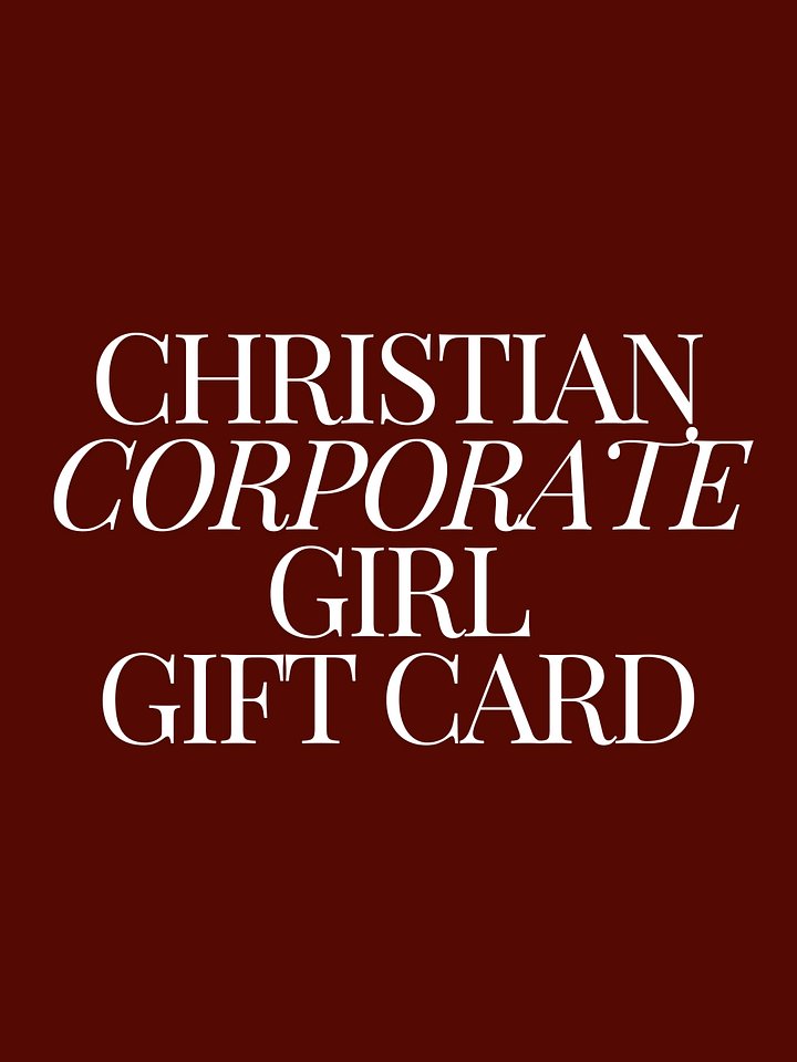 Christian Corporate Girl Gift Card product image (1)