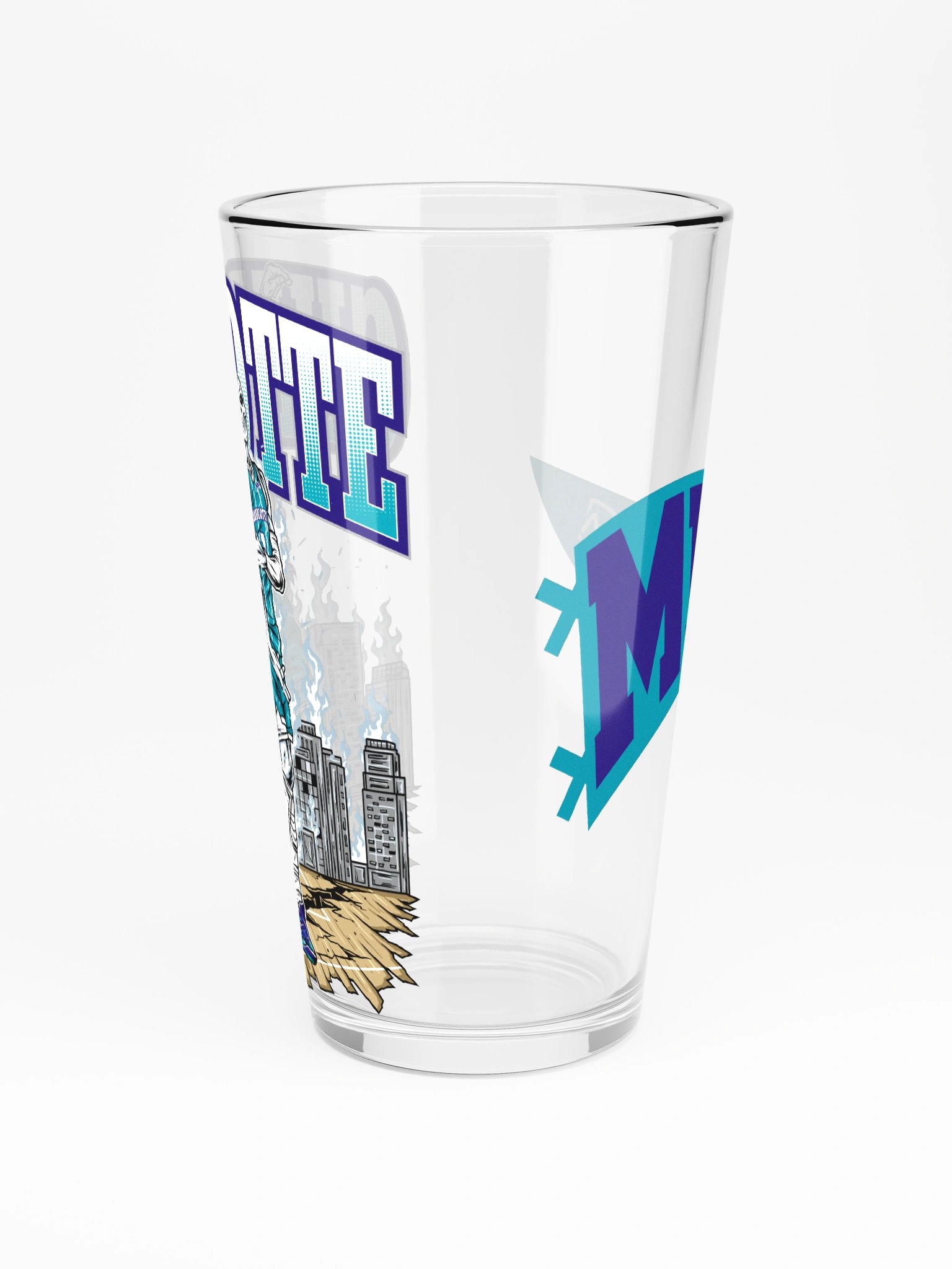 Charlotte, Welcome to Basketball Pint Glass product image (4)