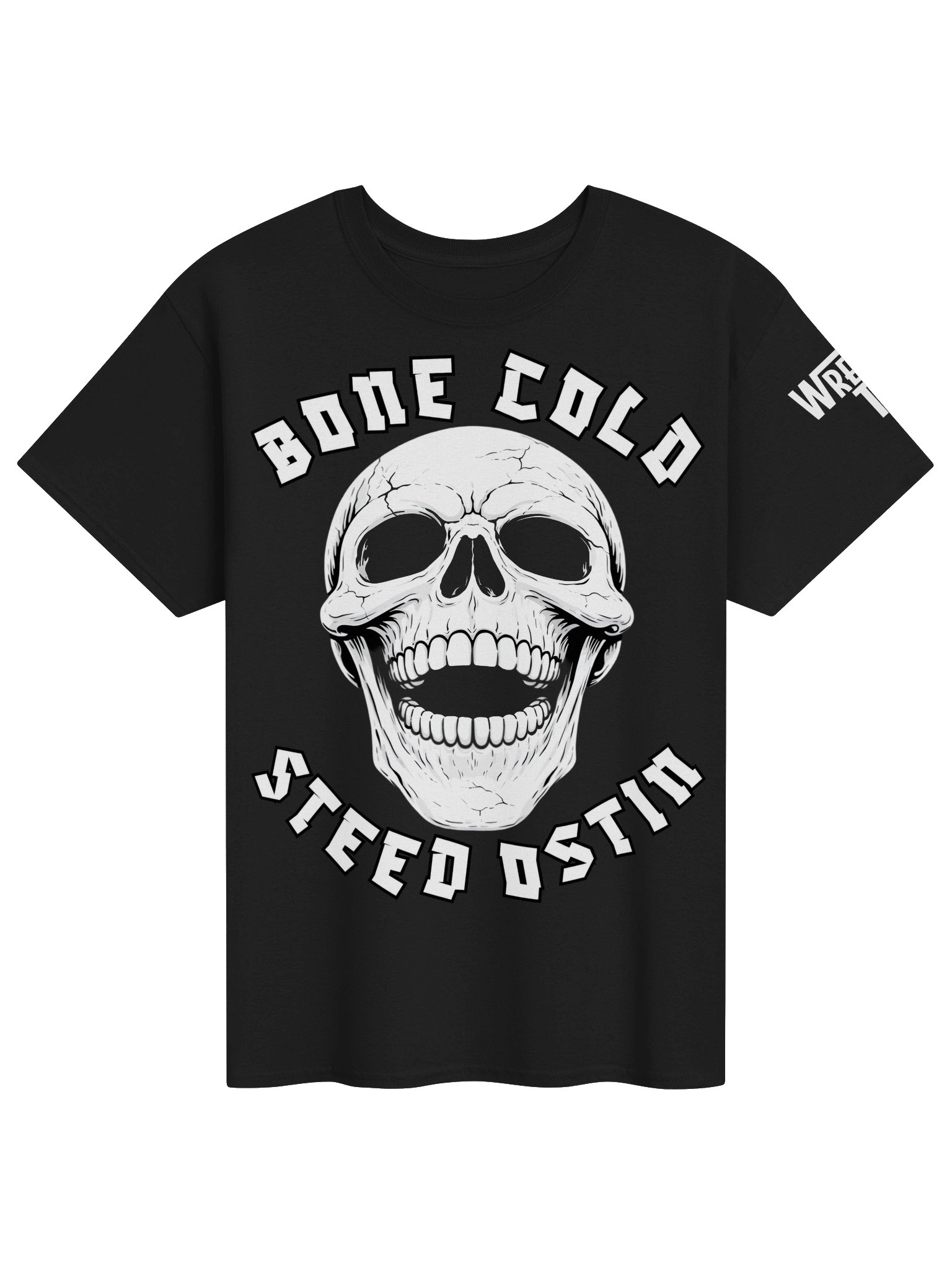 Bone Cold Steed Ostin Tee V4 w/ Sleeve & Back print product image (1)