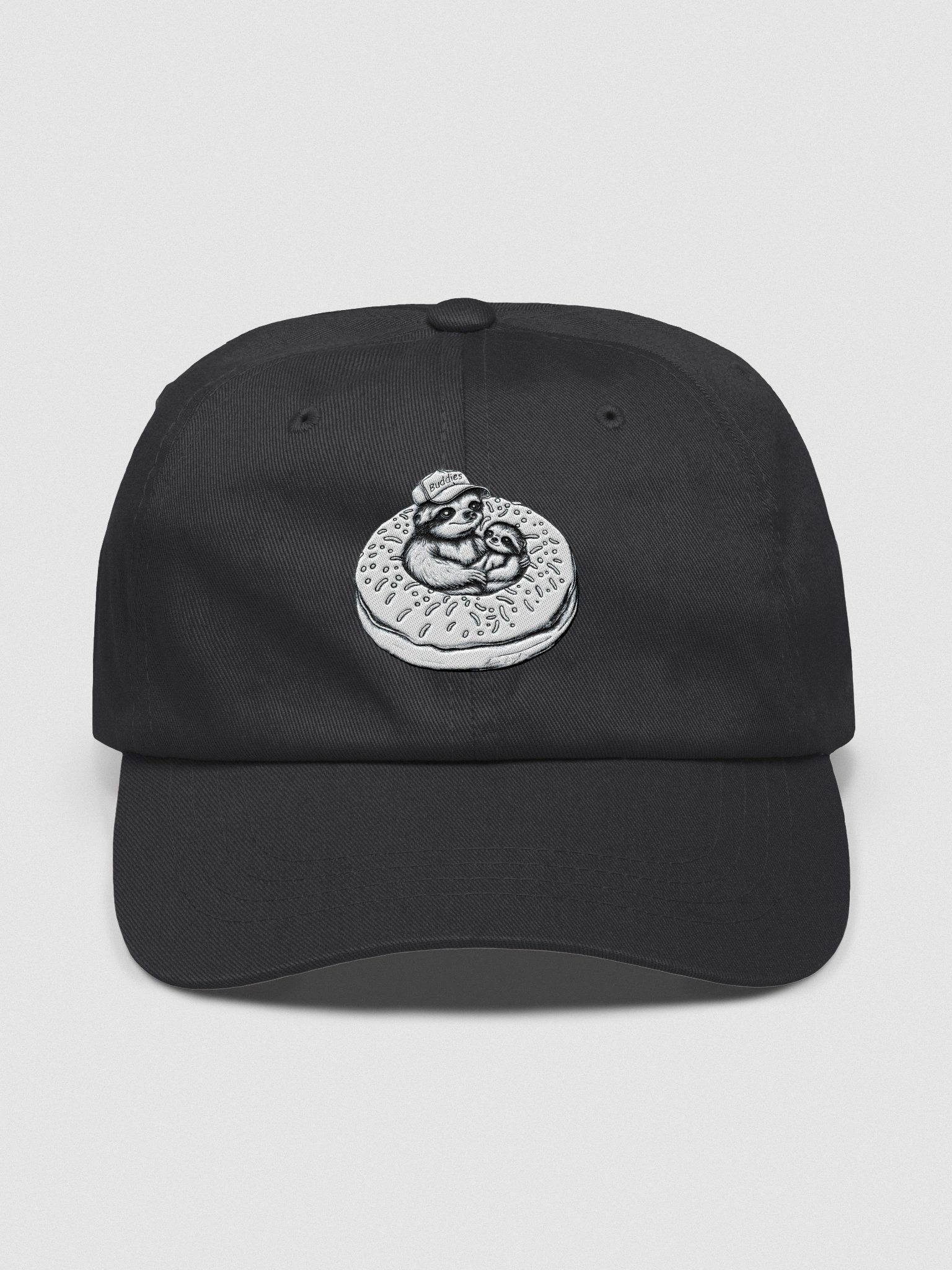 Donut Buddies Sloths Embroidered Low Profile Cap product image (1)