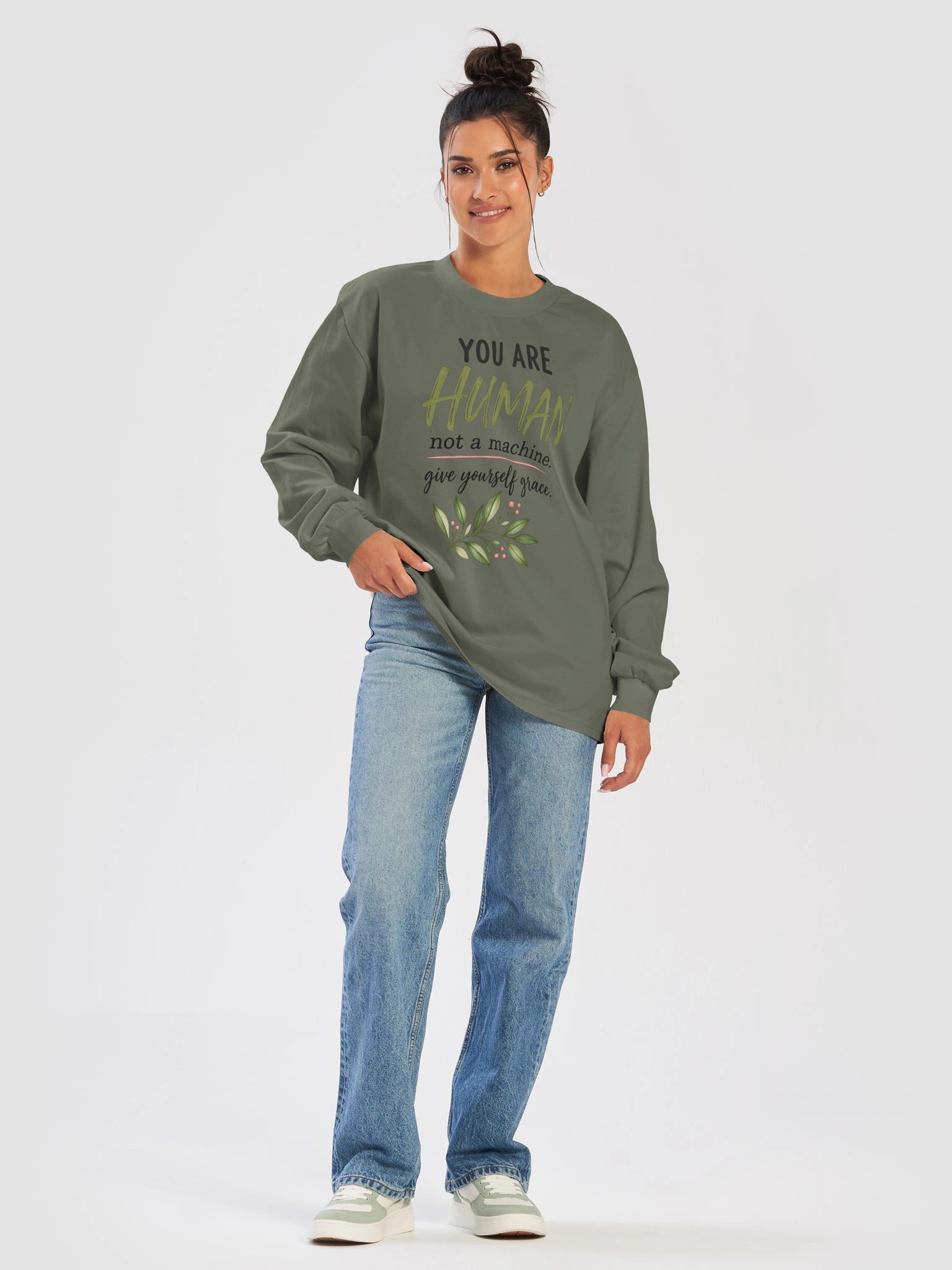 You Are Human, Not a Machine Long Sleeve product image (17)
