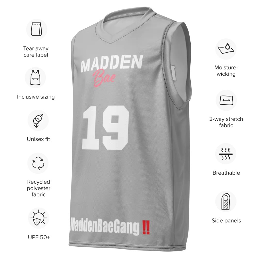 Madden Bae Jersey🦅 (Gray+ White) product image (7)