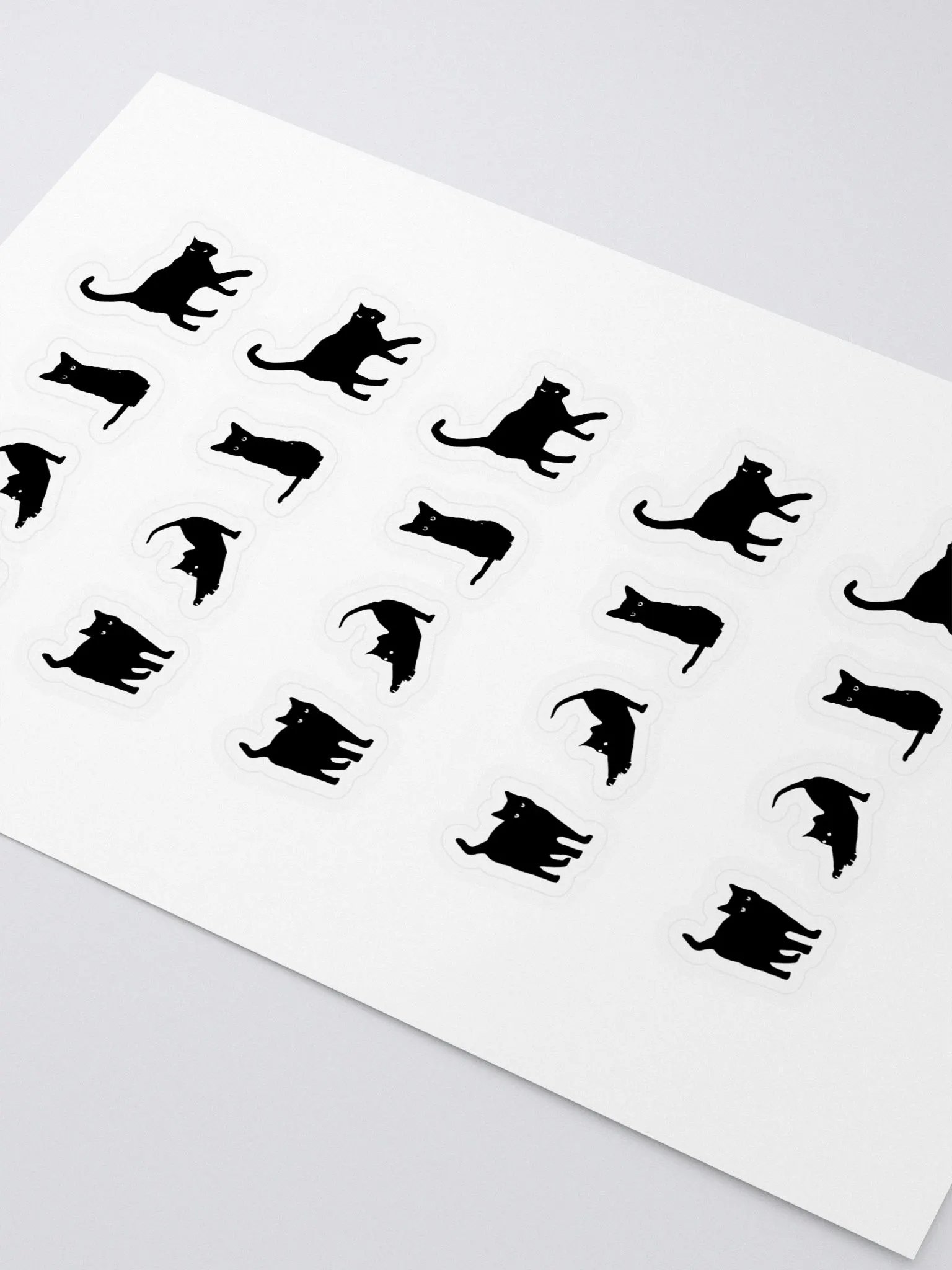 Black Cats Sticker Sheet product image (2)