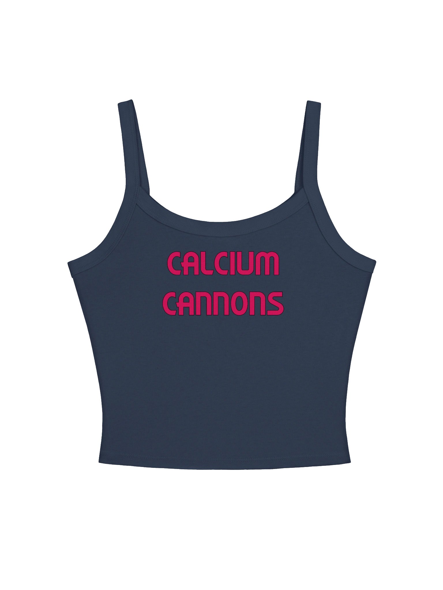 CALCIUM CANNONS Slim Ladies Rib Tank product image (1)