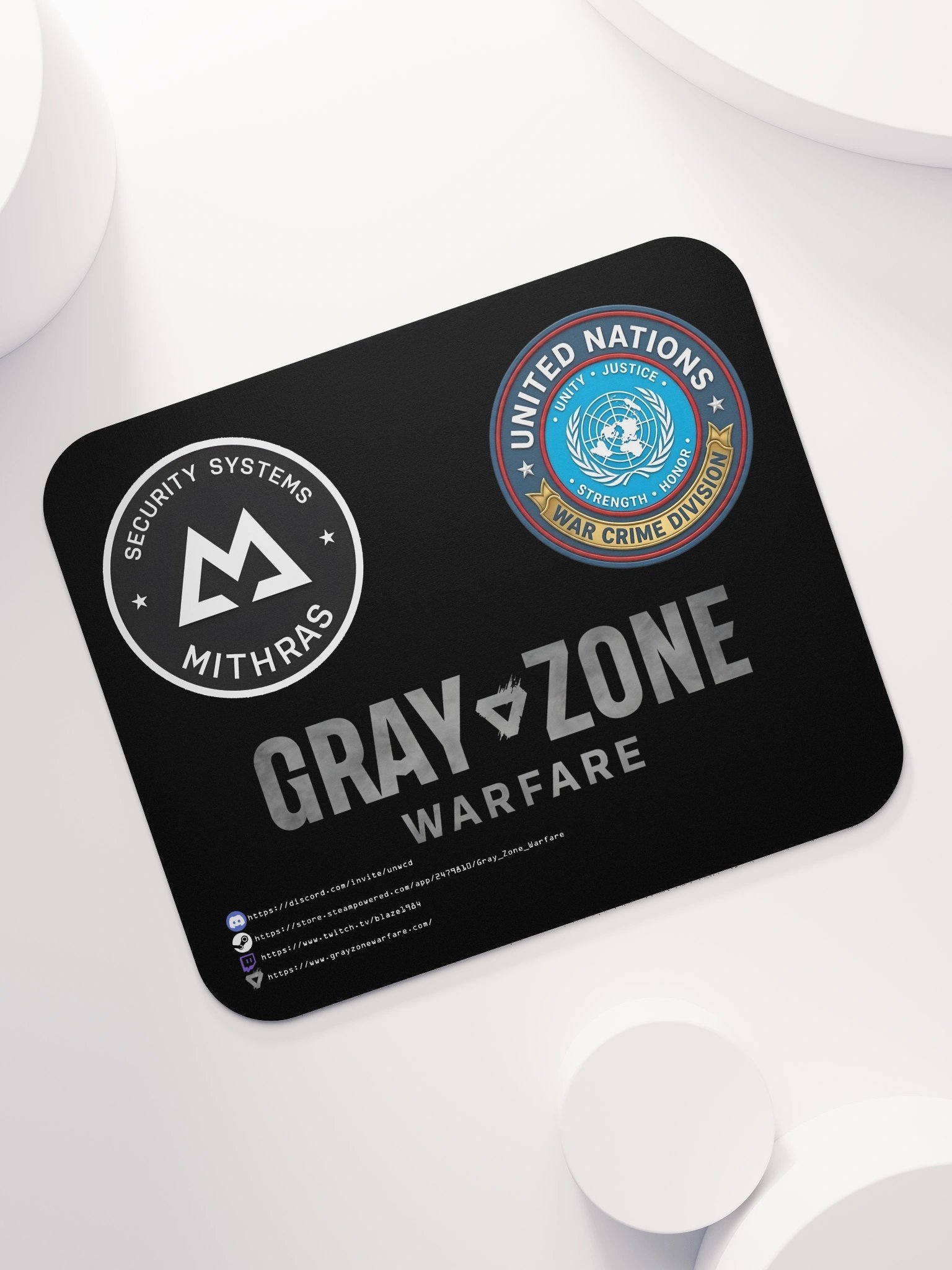 UNWCD/MSS Mouse Pad - Black product image (7)