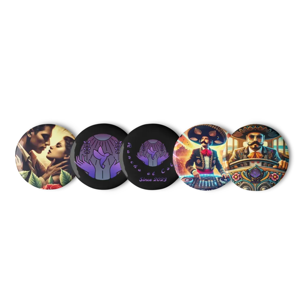 Rancho EL Colibri Pin Buttons Set