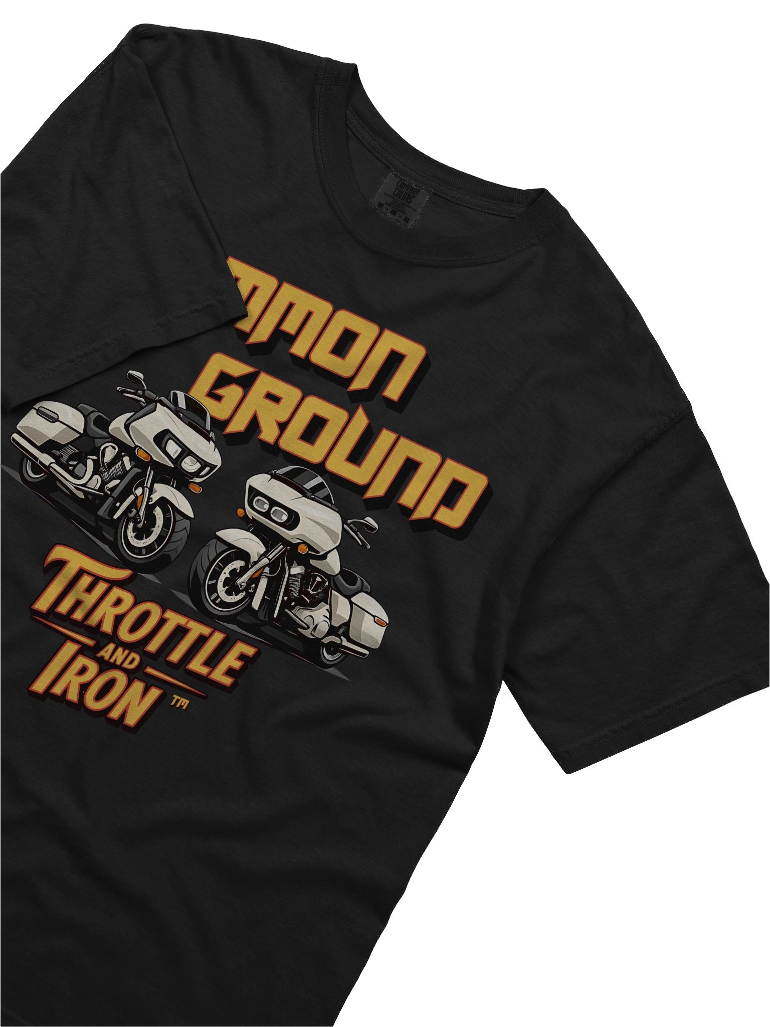 🔥Throttle & Iron – Hate Less, Ride More | Heavyweight Garment-Dyed T-Shirt product image (26)