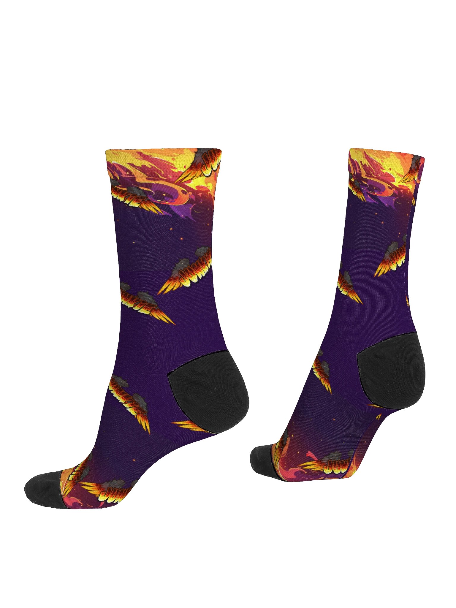 “Inferno Flow” – Junkie Project Socks product image (4)