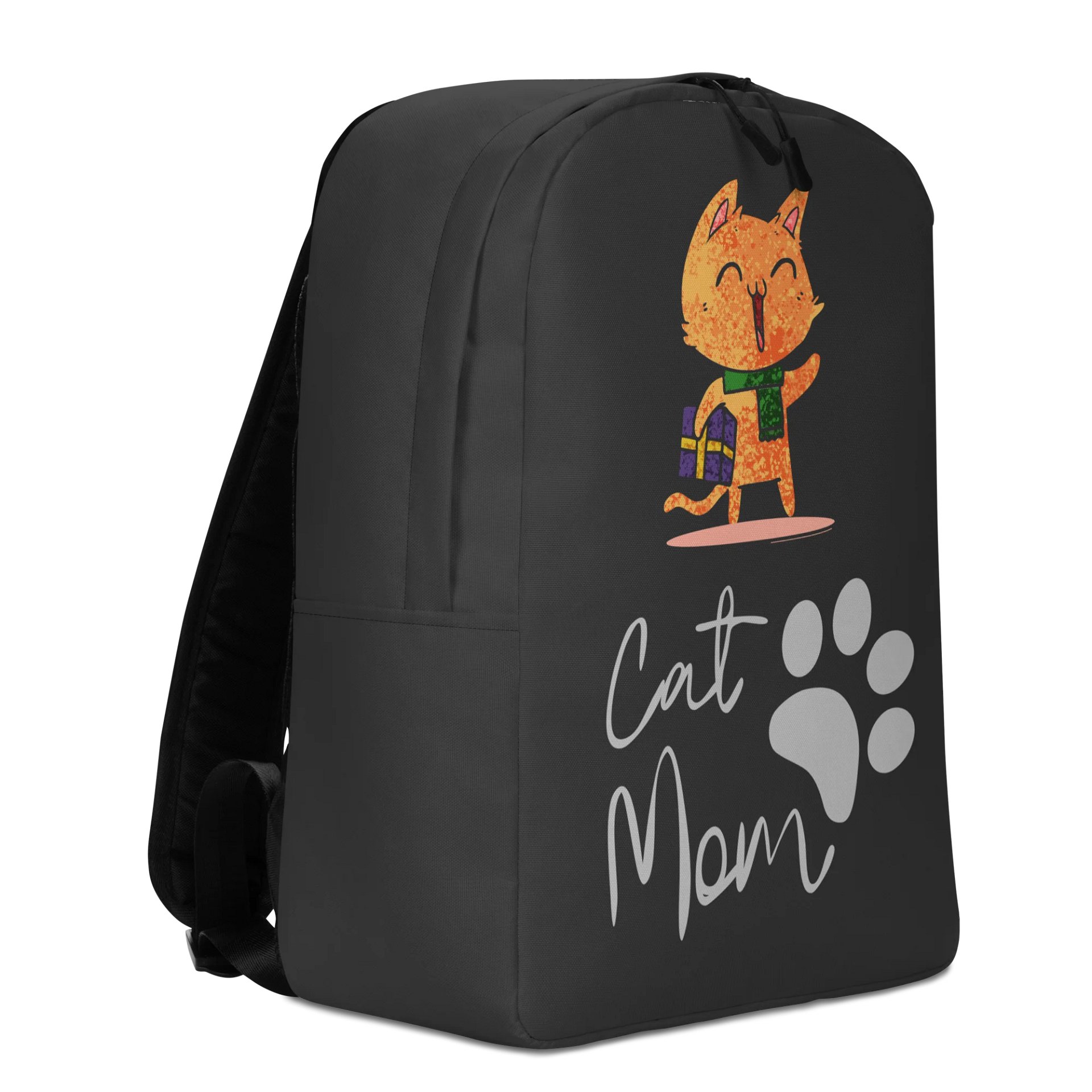Whimsical Cat Mom All-Over Print Backpack product image (3)