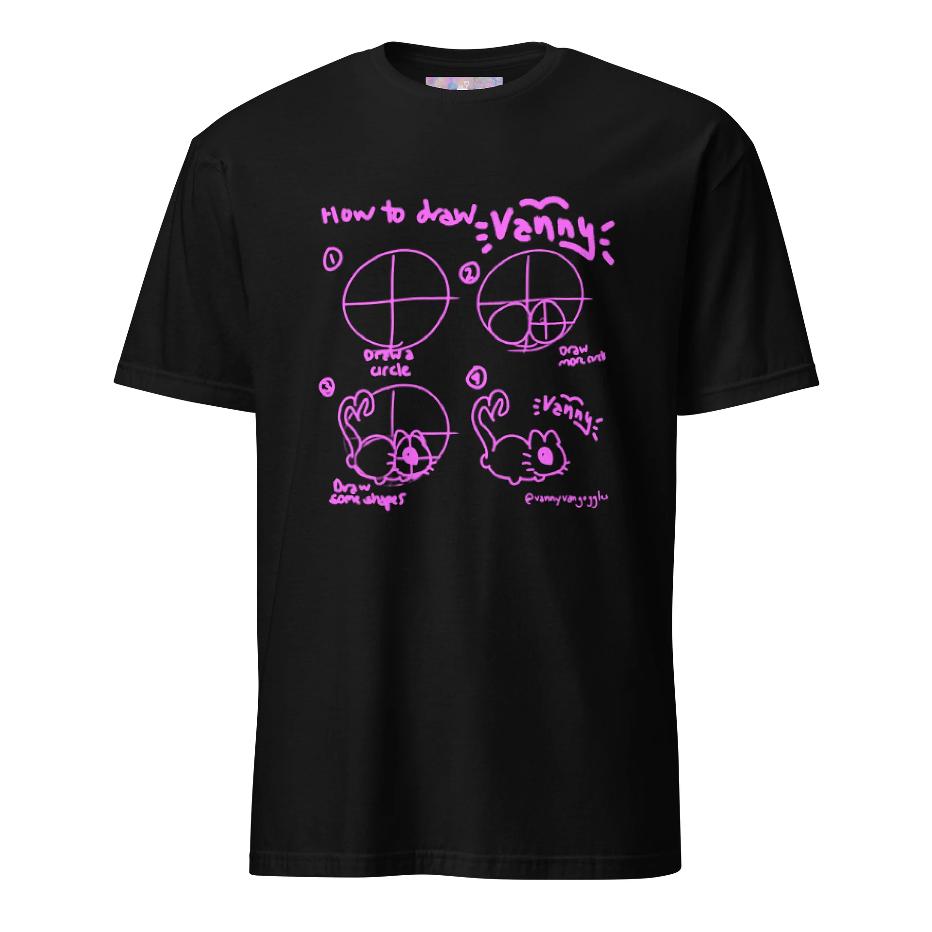 “how to draw vanny” graphic tee product image (1)