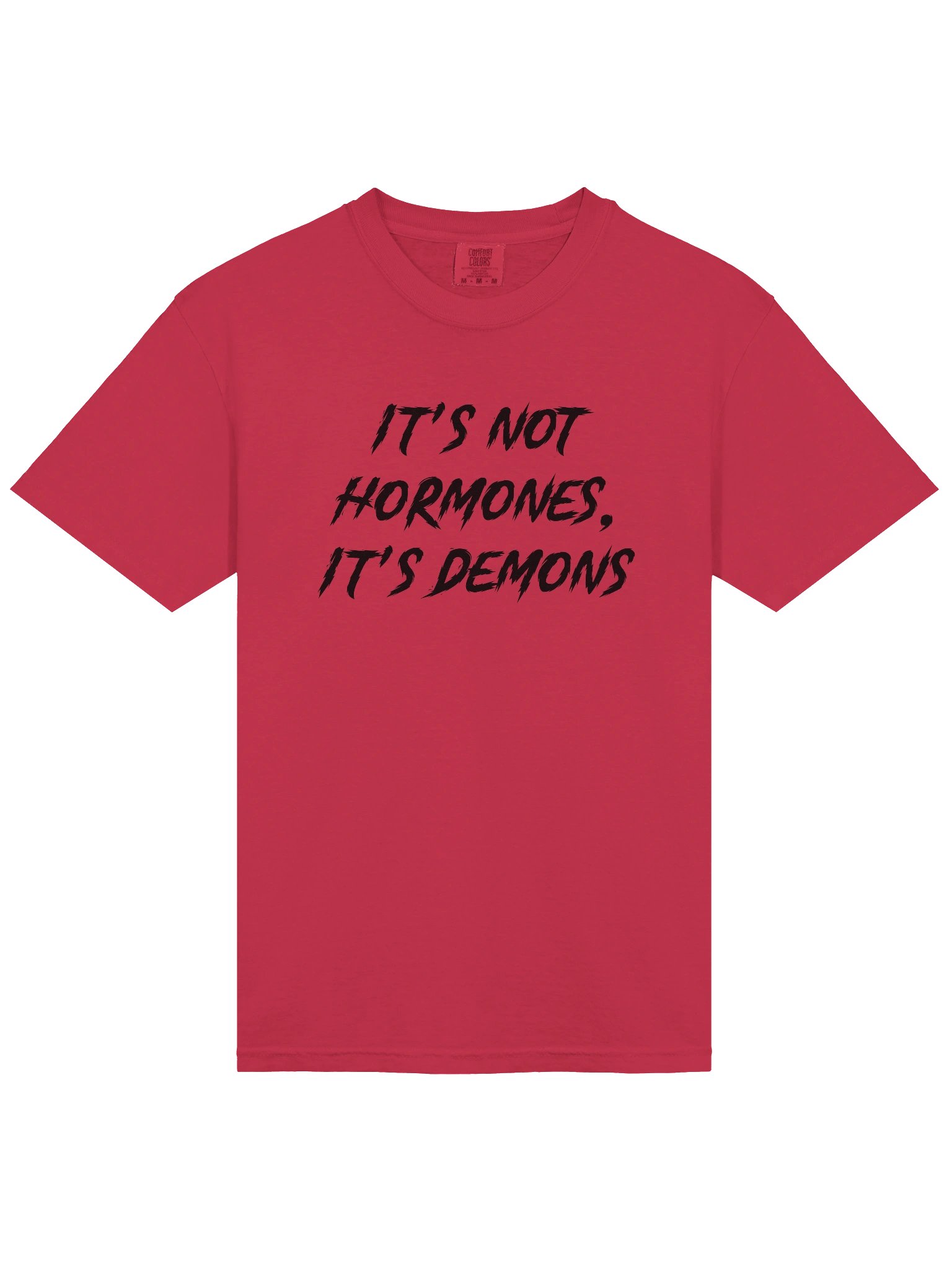 Hormones and Demons Comfy Tee product image (6)