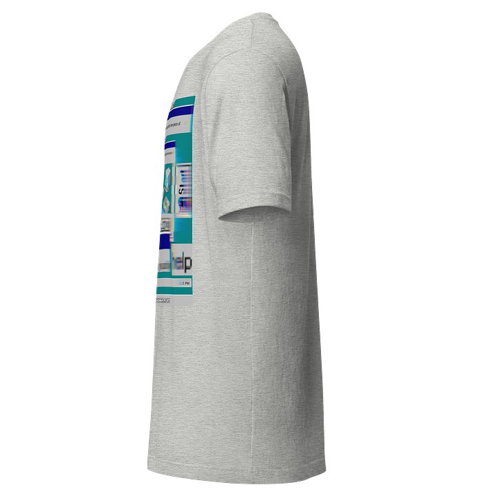 “the wizard will help” glitch graphic tee product image (2)