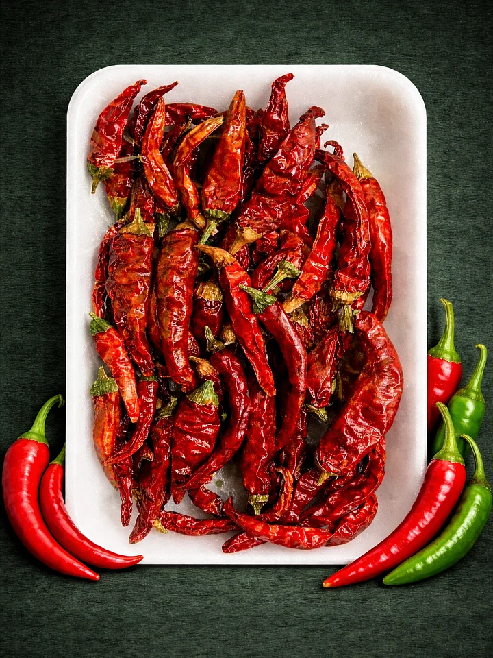 Dried Cayenne Chili Peppers 200g product image (1)